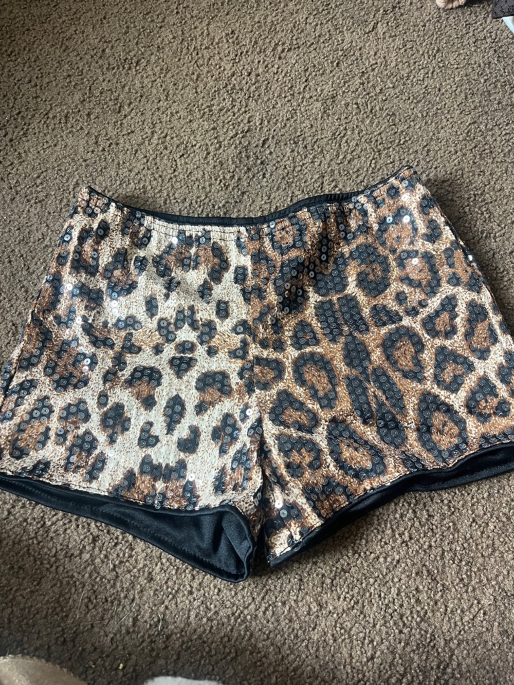 cheetah shorts